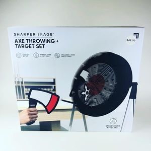 Sharper Image Axe Throwing Target Set NEW In Box